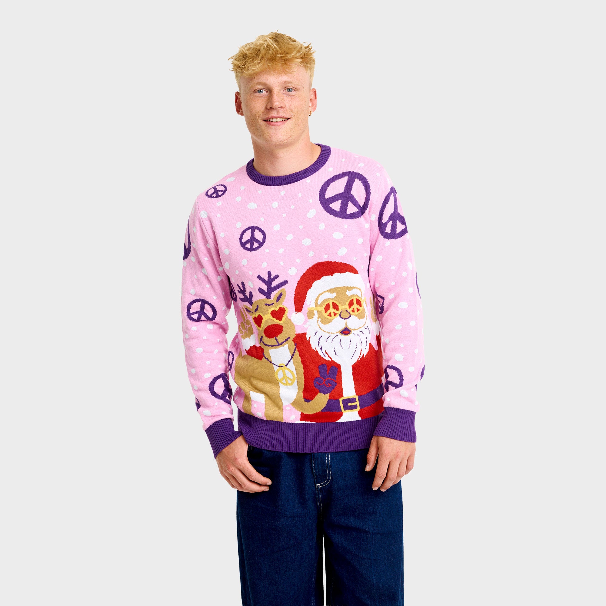 Hippie julesweater - Herre